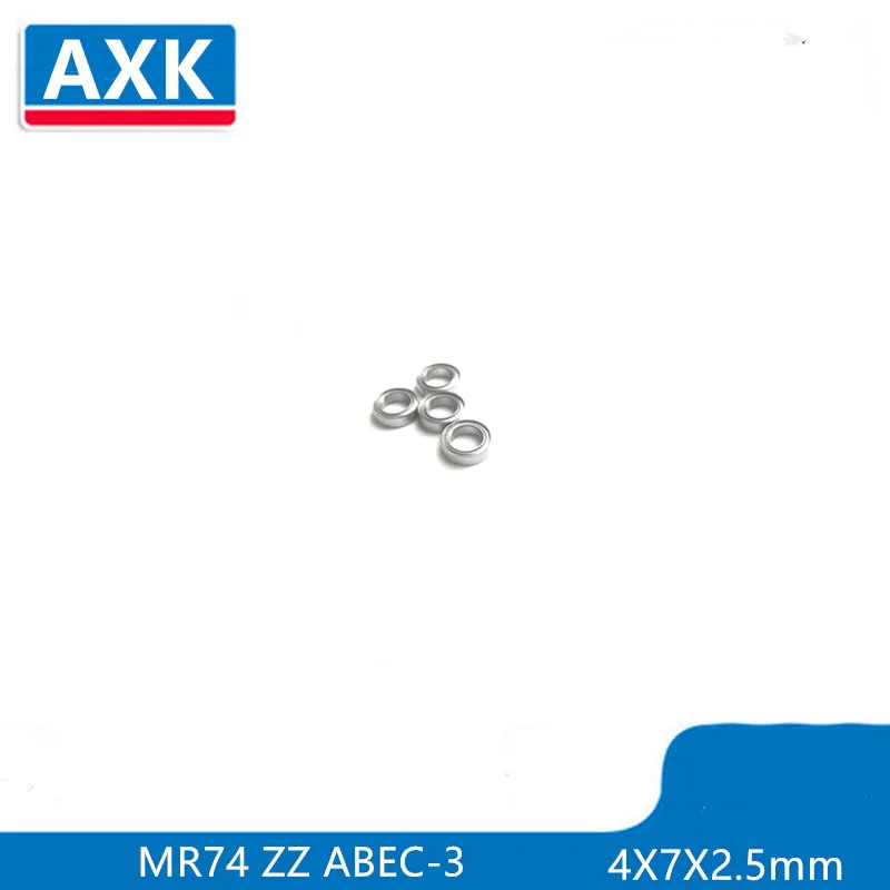 5 шт. 4X7X2 металлические подшипники в стальном корпусе ABEC 3 MR74 ZZ|zz| |