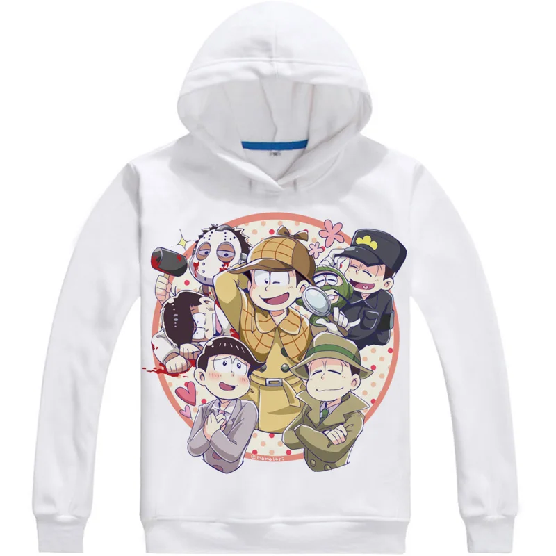 Толстовки с капюшоном Mr. Osomatsu Matsuno 3D толстовки длинным рукавом Женская толстовка