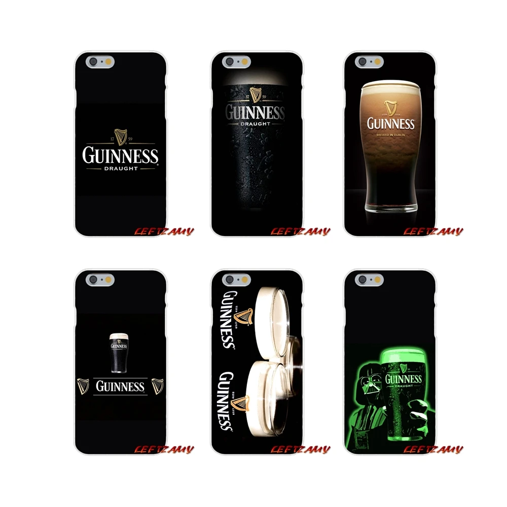 Гибкое пиво Guinness аксессуары чехлы для телефонов Чехлы iPhone X XR XS MAX 4 4S 5 5S 5C SE 6 6S 7 8 Plus