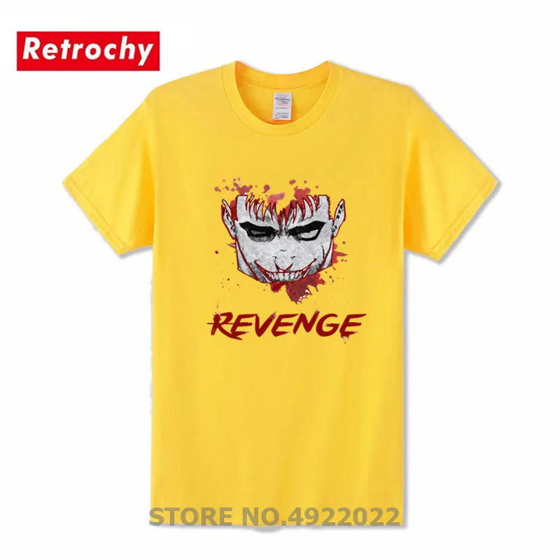 Футболка Berserk Revenge Manga Guts летняя модная брендовая одежда Мужская хлопковая