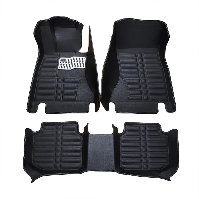 black Автомобильный коврик, коврики для Land rover range rover discoveri 3 4 5 sport Evoque Velar 2013 - Название цвета: black