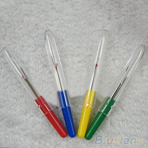 4 шт. пластиковая ручка резак для резьбы шва риппер инструмент шитья практичные