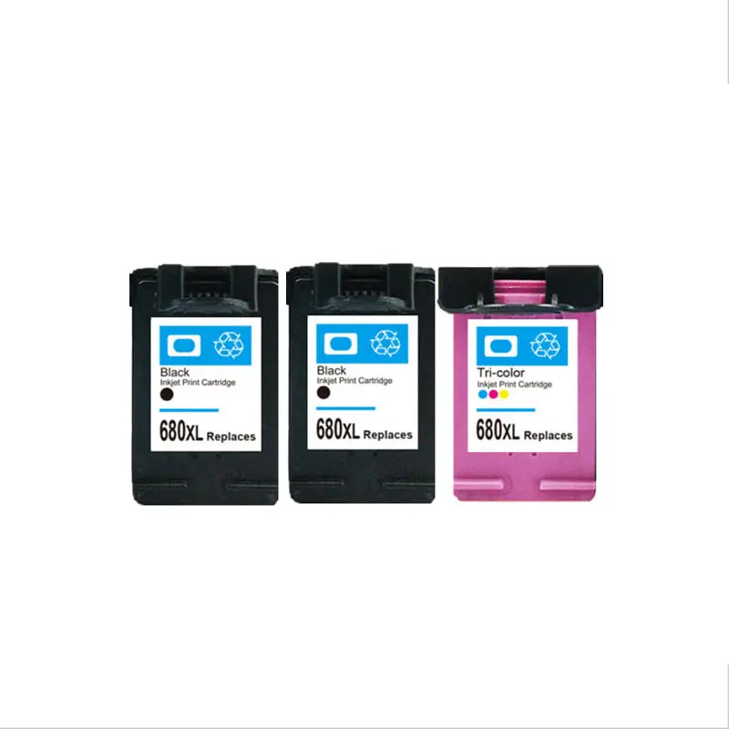 Картридж чернильный совместимый с hp680 680xl Deskjet 2135 2136 2138 3635 3636 3835 4535 4536 4538 4675 4676 2/4
