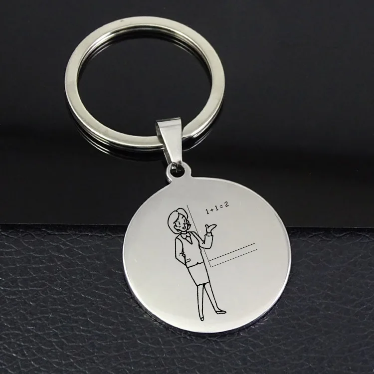 Прямая поставка брелок из нержавеющей стали новый дизайн ювелирные изделия Keychians