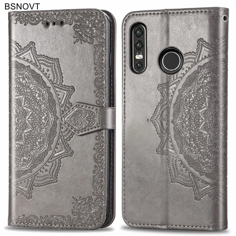 Для Huawei P30 Lite чехол из искусственной кожи Мягкий силиконовый флип бумажник для