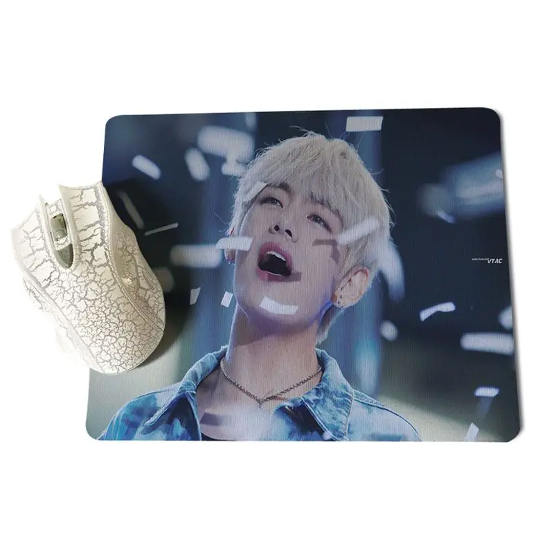 MaiYaCa Taehyung Kpop музыкальный уникальный настольный коврик игровой коврик для мыши Размер для 25X29 см игровые коврики