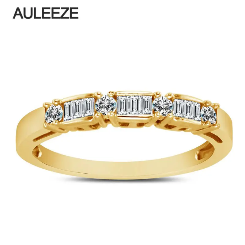 Набор колец из жёлтого золота с муассанитами 14 к|set rings|set engagement ringsset ring gold |