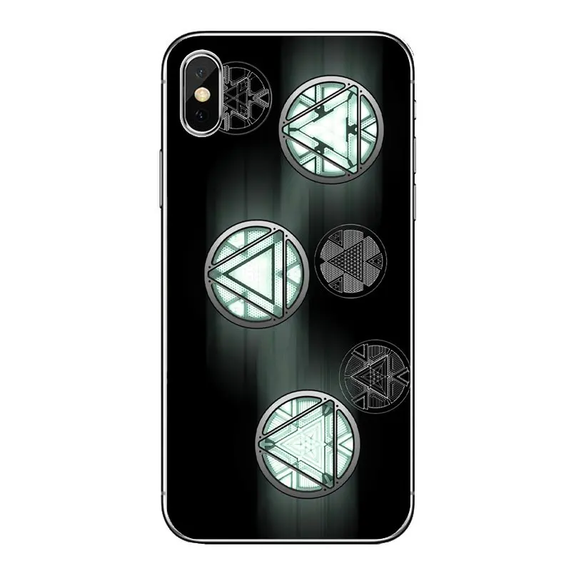 Avengers movie Superhero iron man arc reactor Logo For Huawei P20 Lite Nova 2i 3i 3 GR3 Y6 Pro Y7 Y8 Y9 Prime 2018 2019 TPU Case |