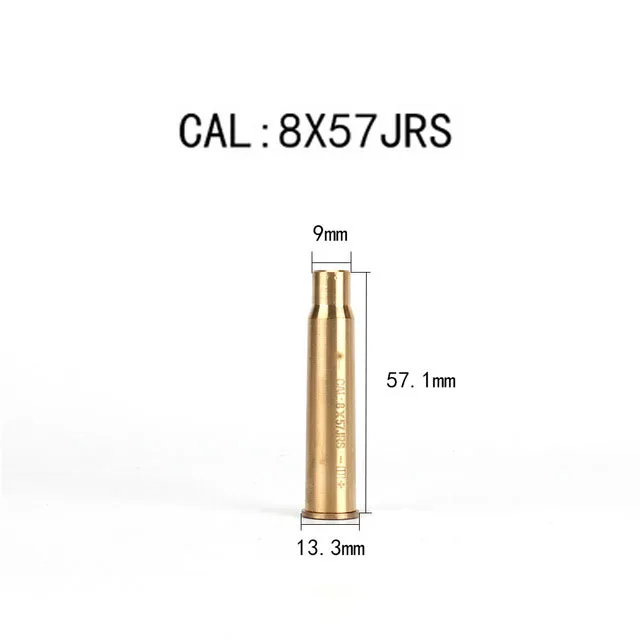 Белый Красный лазерный латунный Boresight 7,62x39 7,62x54 9 мм CAL.38 45 223REM 308 Картридж Диаметр Sighter для прицела охоты - Цвет: Белый
