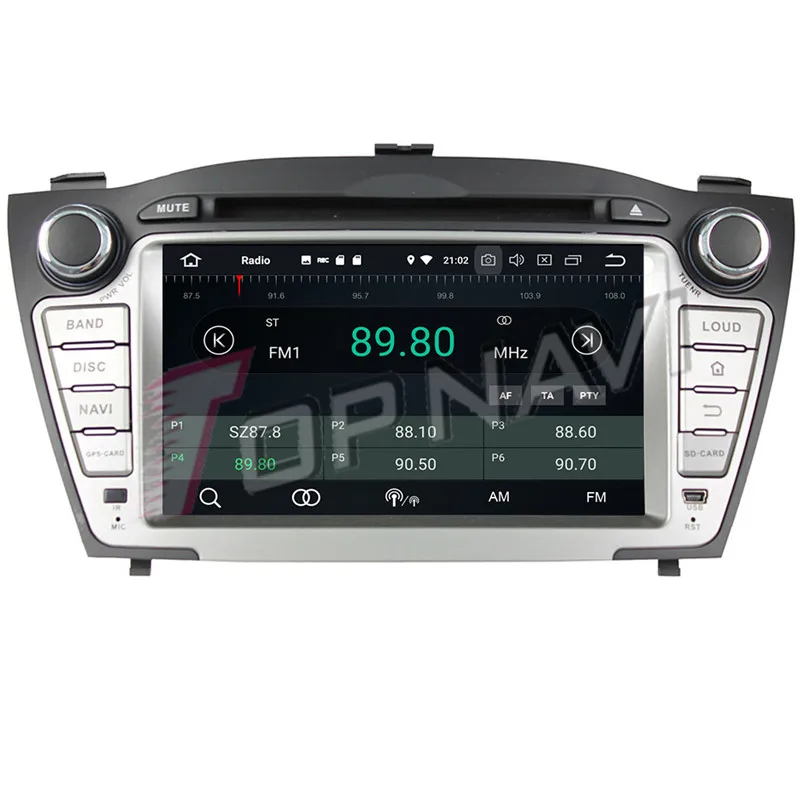 Topnavi Android 9 0 Автомобильный DVD Радио головка Unir плеер для Hyundai TUCSON IX35 2009 2010 2011 2012 GPS