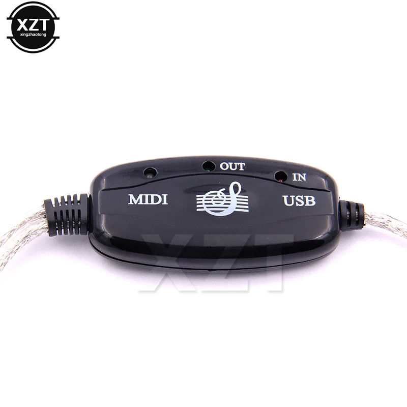 Новый USB конвертер интерфейсного кабеля MIDI для ПК в музыкальную клавиатуру шнур