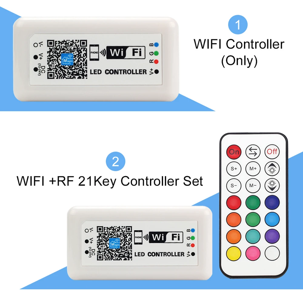 Rgb Wi Fi контроллер Смарт IOS Android телефон приложение Беспроводной Дистанционное