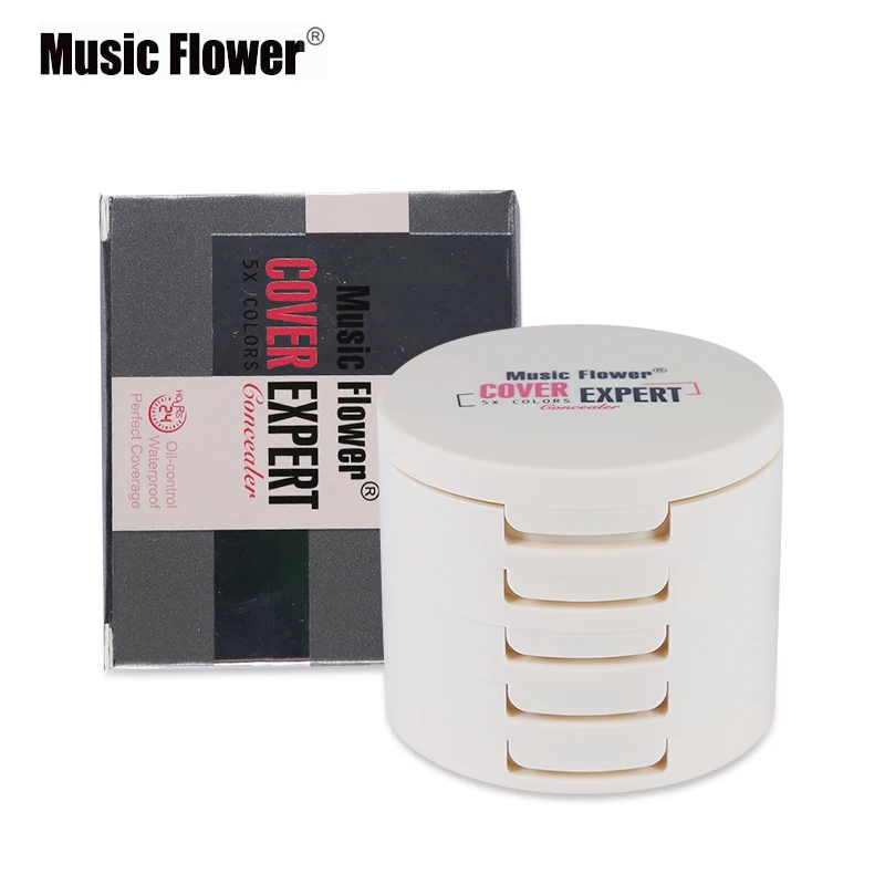 Фирменный консилер 5 в 1 Music Flower контурная палитра для макияжа основа Корректор