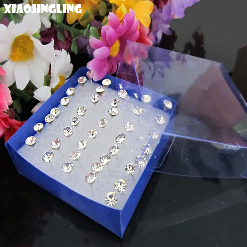 Xiaojingling оптовая продажа 20 пар/упак. модные женские туфли Серьги гвоздики круглый