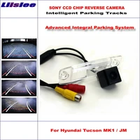 car backup rear camera for hyundai tucson mk1 jm intelligent reverse parking hd ccd 13cam tracks dynamic guidance tragectory