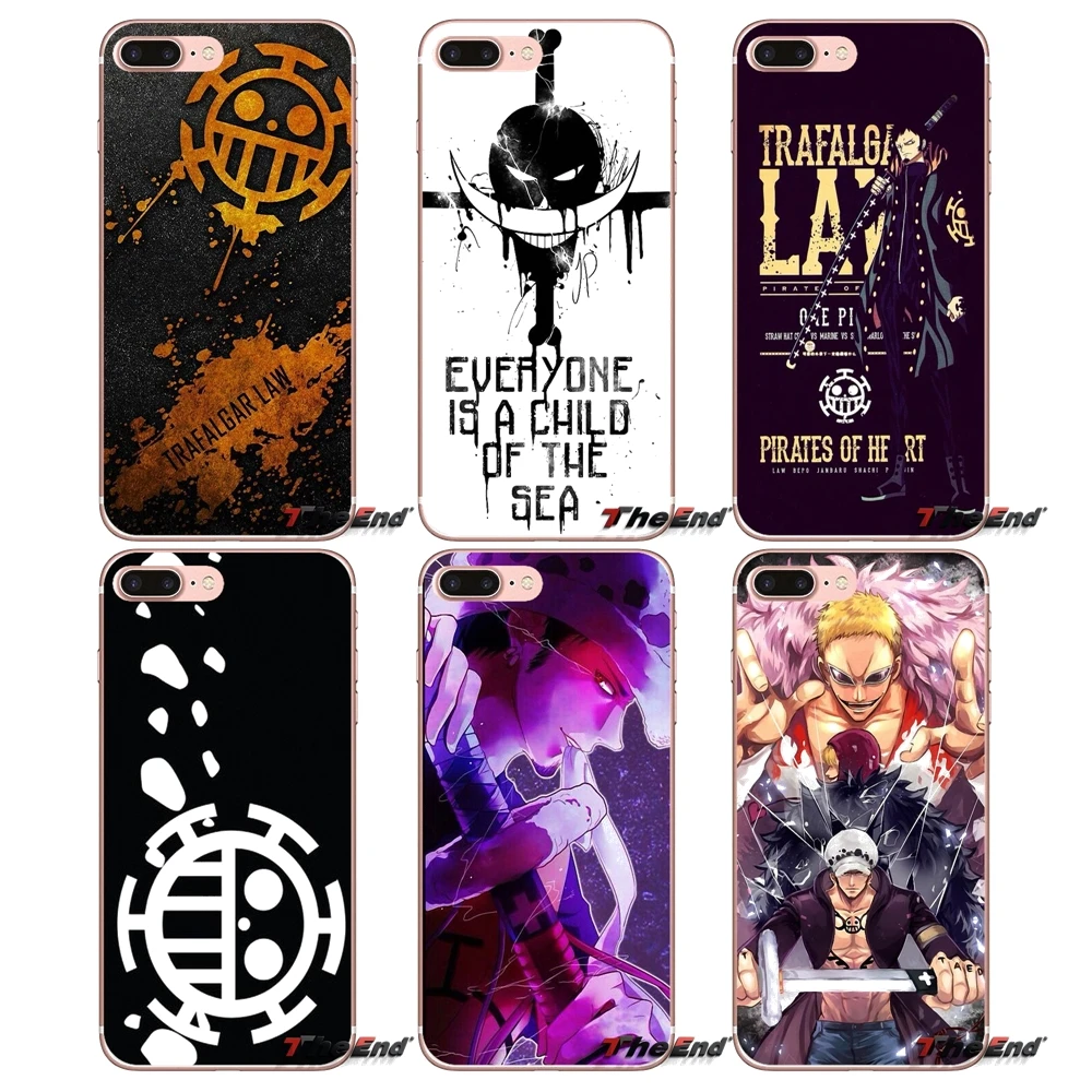 Цельнокроеный Мягкий силиконовый чехол trafalgar law для Samsung Galaxy Note 3 4 5 Grand Core Prime S3 S4 S5