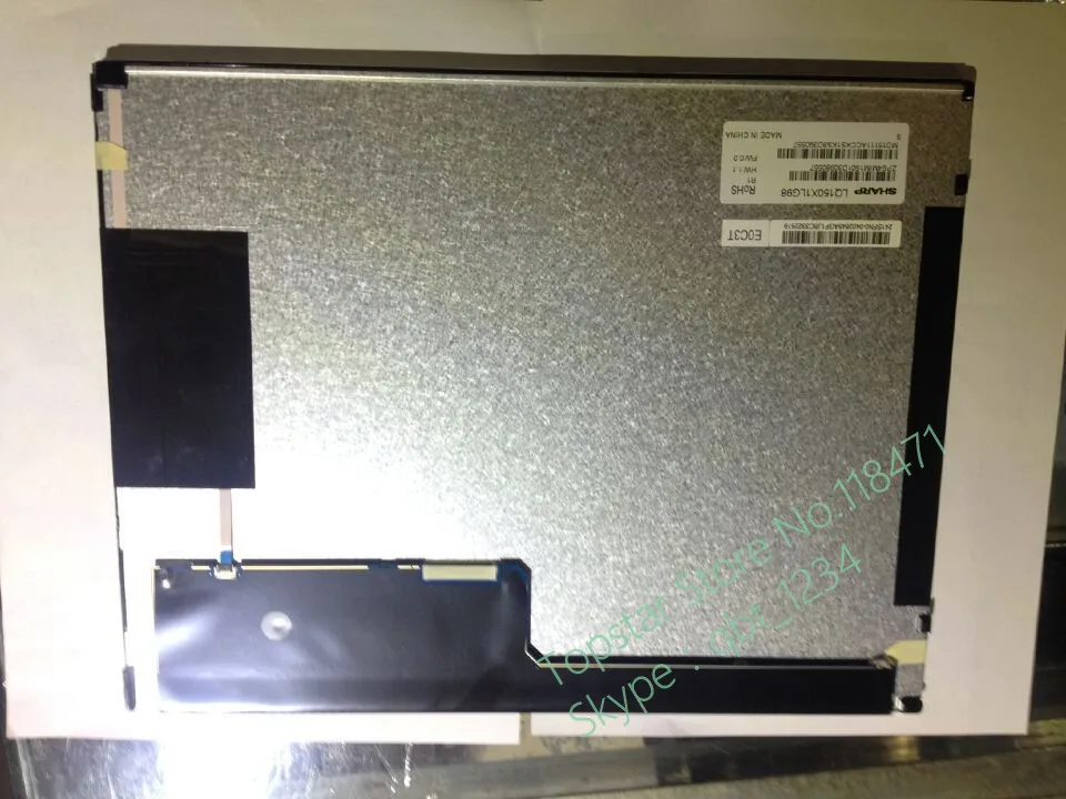15 дюймов 1024*768 ЖК дисплей Экран оригинальный LQ150X1LG98 для промышленного