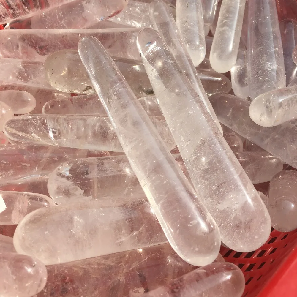 1 шт. натуральный белый кристалл Кварцевый Кристалл массаж|Камни| |