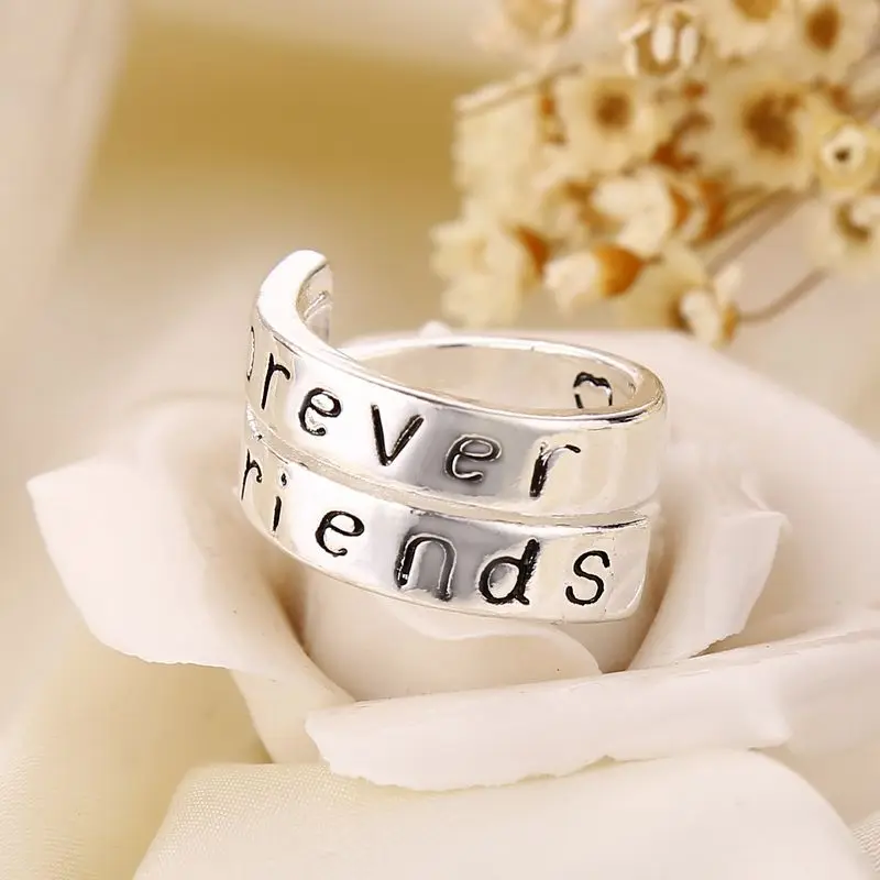 Модное ювелирное изделие с надписью forever friends and always sister ring best love ladybro кольца
