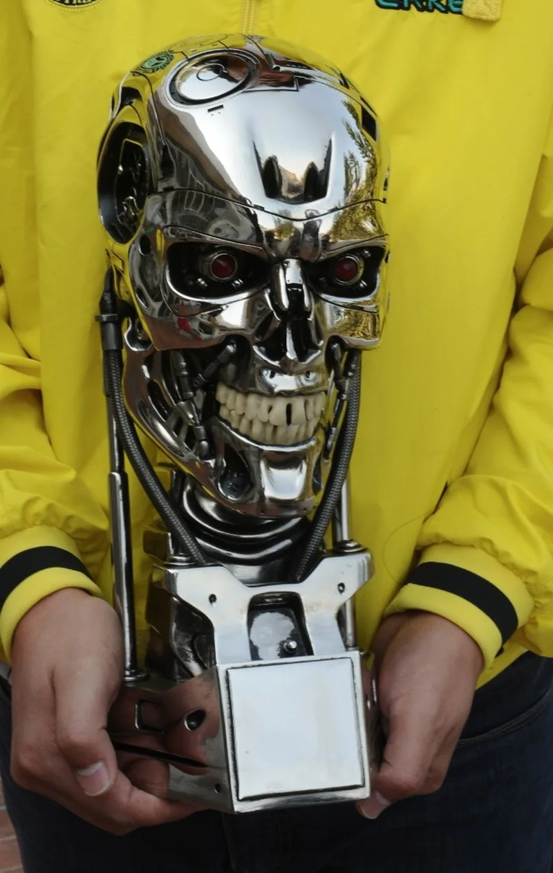Фигурка Terminator T800 39 см 1/1 шкала аниме кукла череп терминатора экшн фигурки статуя