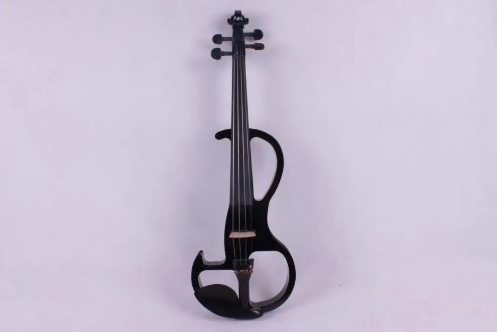 

green New 16'' Electric Viola Silent Solid Wood Body Powerful Sound Pink Case Bow