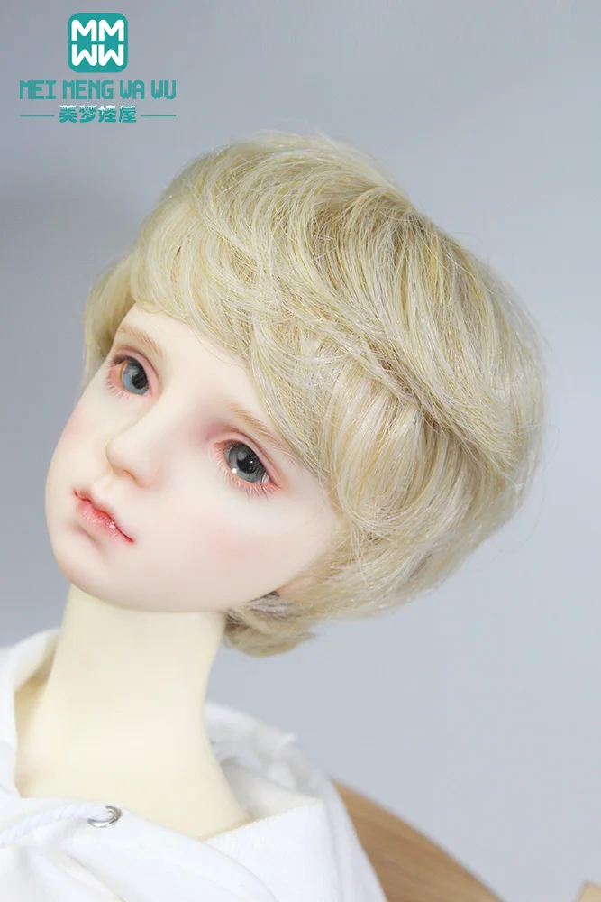 Куклы Аксессуары куклы парики для 1/3 1/4 1/6 BJD/SD волосы модные золотые кудрявые