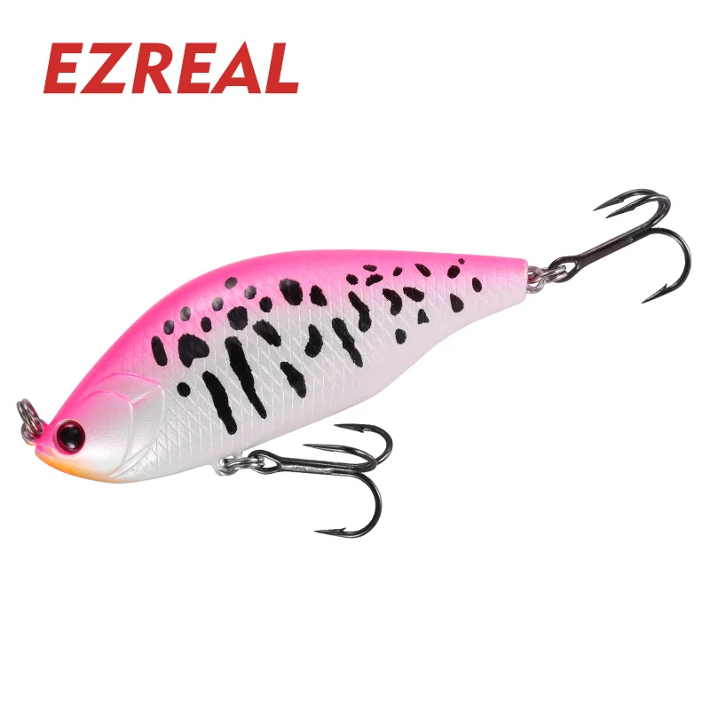 Ezreal 5 шт. MK70 Crankbait плавающие прикормы с 6 # VMC Крючки 70 мм/9 г воблер карандаш