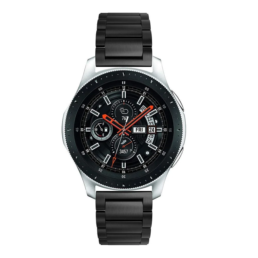 8 цветов, ремешок для часов из нержавеющей стали для samsung Galaxy Watch 46 мм, SM-R800, спортивный ремешок, браслет на запястье, серебристый, черный, золотой