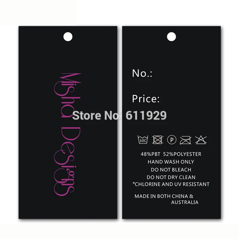 Free shipping 500pcs a lot custom paper hang tag/clothing hang tag/garment bag printed tag brand/hair hang tag/care label