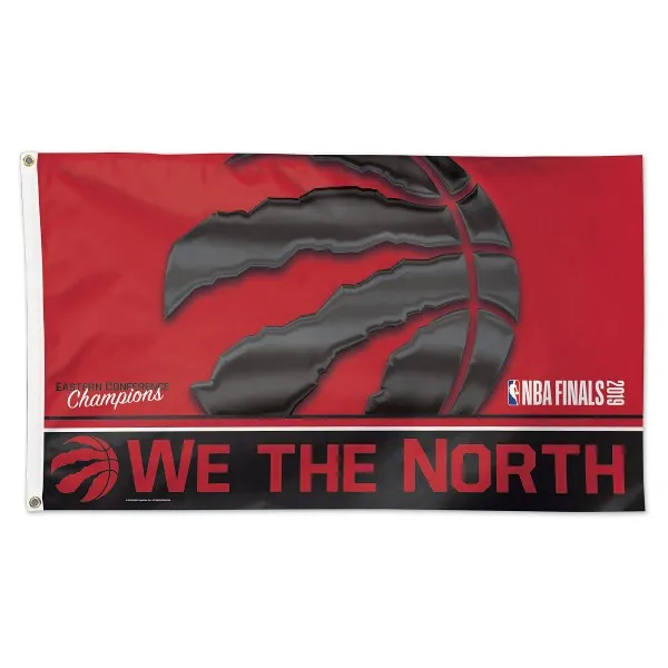 Пользовательский флаг 90*150 см Toronto Raptors 2019 Финал чемпионов флаг|Флаги баннеры и