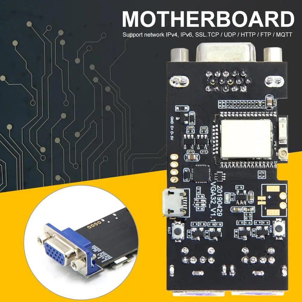 Для ESP32 VGA32 V1.1 контроллер PS2 мышь клавиатура графика контроллера библиотеки игровой двигатель ANSI VT терминал