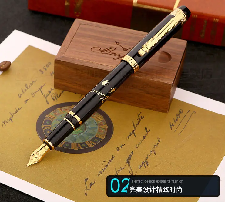 Ручка перьевая бизнес-подарок Real Picasso 926 с бесплатной доставкой, для школы и офиса. Подходит в качестве подарка для учителя, отца и друга. 002.