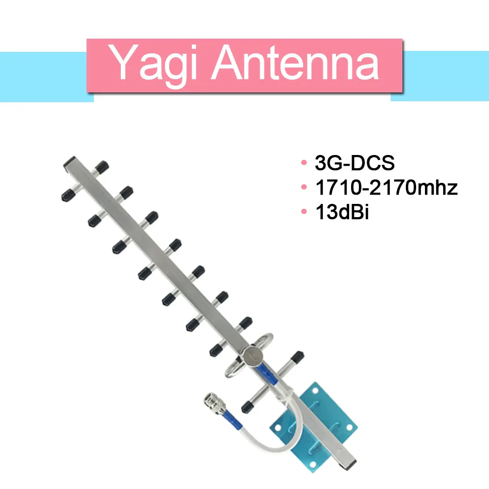 Walokcon набор усиления 65 дБ (LTE Band 1) 2100 UMTS Мобильный усилитель сигнала 3G (HSPA) WCDMA 2100MHz