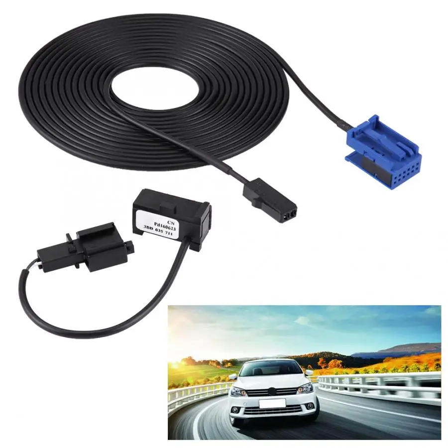 Bluetooth микрофон Жгут кабель комплект для VW peugeot 307 308 Citroen C4 C3 C5 RD45 CD плеер автомобильные кабели автомобильные аксессуары