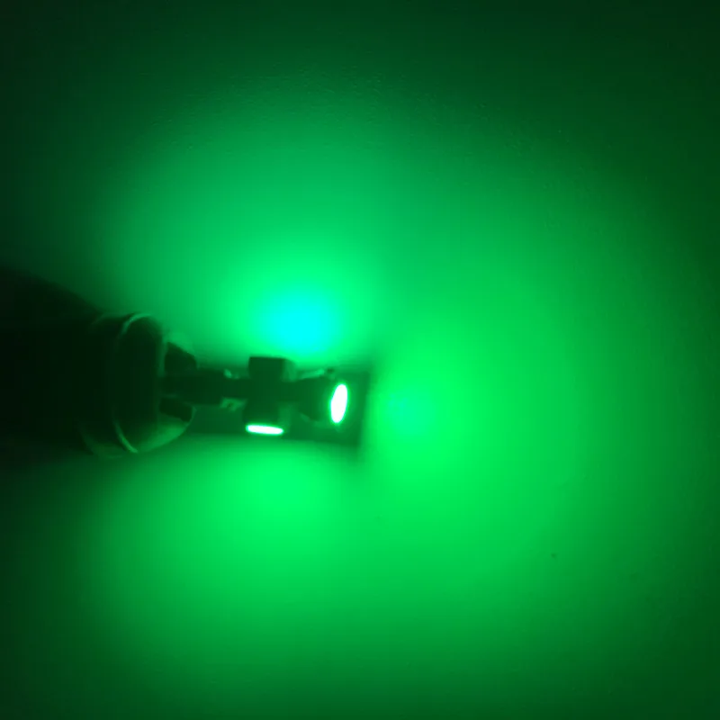 10x T5 Led 7 видов цветов свет автомобиля 85 74 37 73 286 клиновидная приборная панель лампа