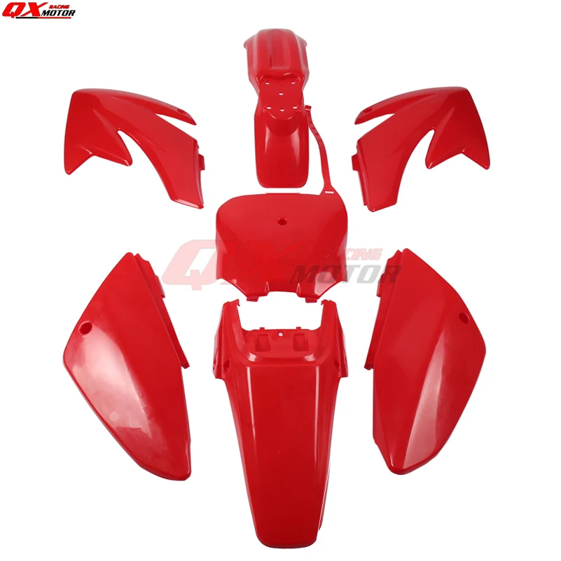 7 цветов крыло пластиковые наборы для CRF 70 CRF70 грязи питбайк
