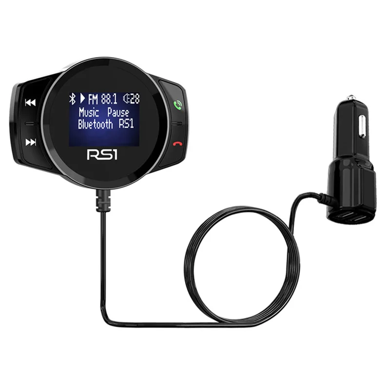 Jajabor Bluetooth автомобильный комплект беспроводной fm-передатчик громкой связи вызов