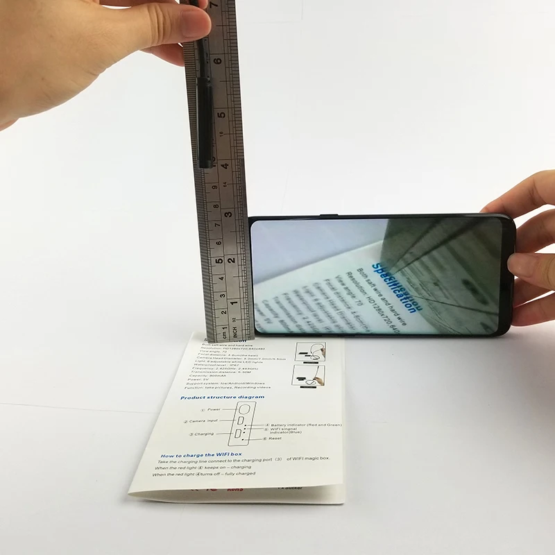 8 мм объектив HD 720P Wifi эндоскоп камера мягкий жесткий провод IP67 водонепроницаемый USB осмотр бороскоп камера для Android IOS iPhone