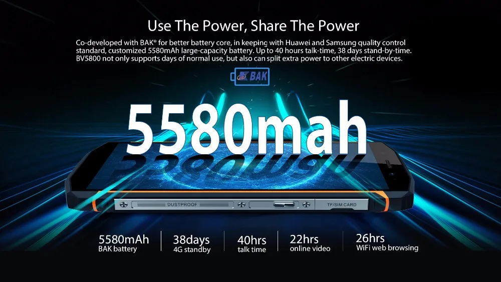 Оригинальный смартфон Blackview BV5800 NFC Android 8 1 5 &quot18:9 полный экран 5580 мАч 13MP двойная