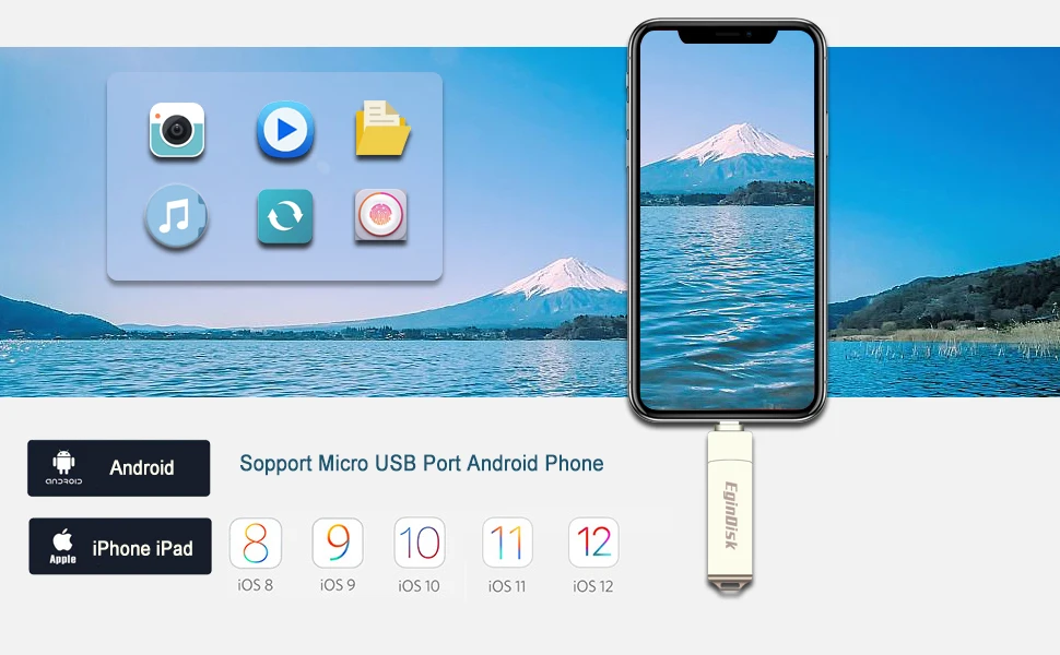 Новинка Otg USB флеш-накопитель для iPhone/Android телефон ручка-накопитель для iPhone 6 6P 6S 7 7P 7S 8 8P X XS XR Pendrive iOS 8,0 выше