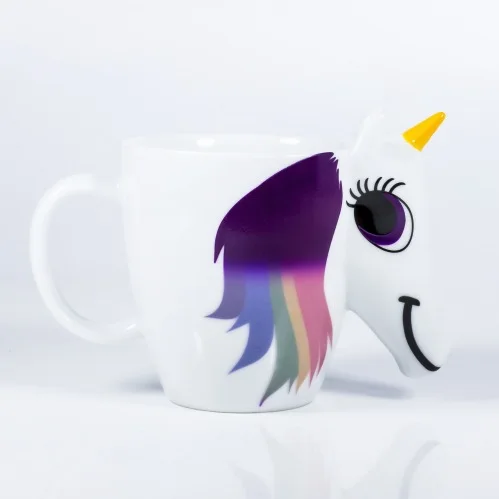 Мультфильм 3D Единорог кружка Dis Цвет ation чашки Керамика Кофе креативные милые