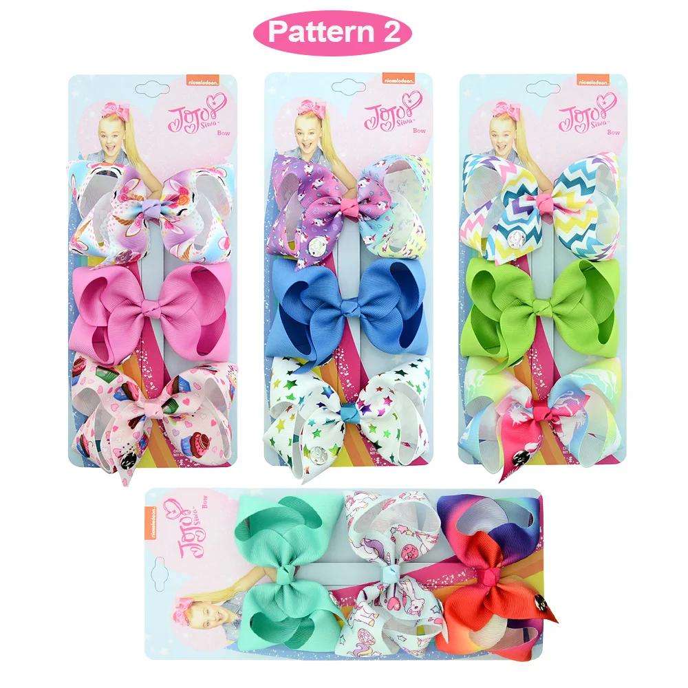 4 дюймовые средние зажимы Аллигаторы JOJO Bows с металлической биркой Подарочная