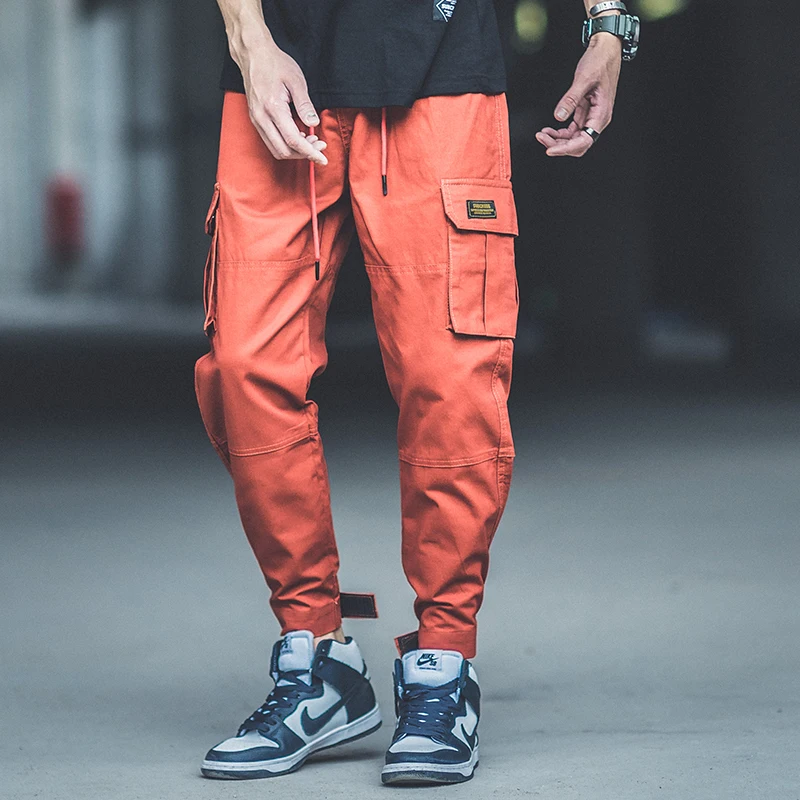 

Fashion Streetwear Men Jeans Camouflage Military Army Pants hombre Japanese Style Big Pocket Cargo Pants Hip Hop Joggers Pants