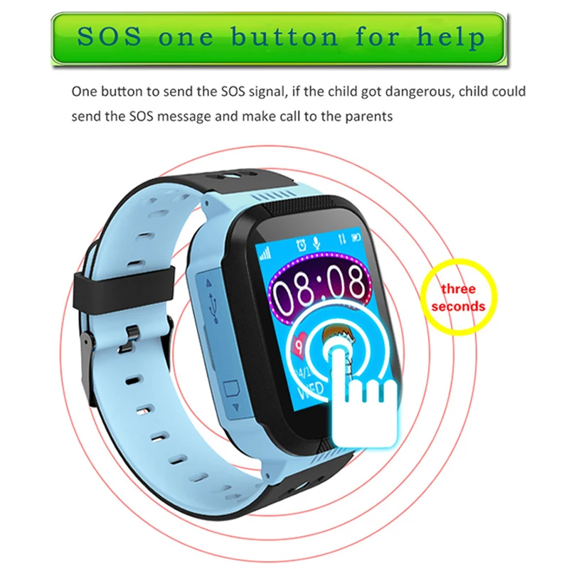 Q528 gps Смарт часы с камерой фонарик детские часы SOS вызова расположение устройства трекер для детей безопасный PK Q100 Q90 Q60 Q5