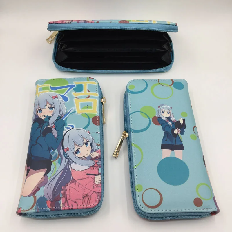 Новые товары: аниме Гравити Фолз/Eromanga Sensei Izumi Sagiri PU длинный кошелек/клатч для сотового телефона/портативный кошелек с Zpper - Цвет: Izumi Sagiri  2
