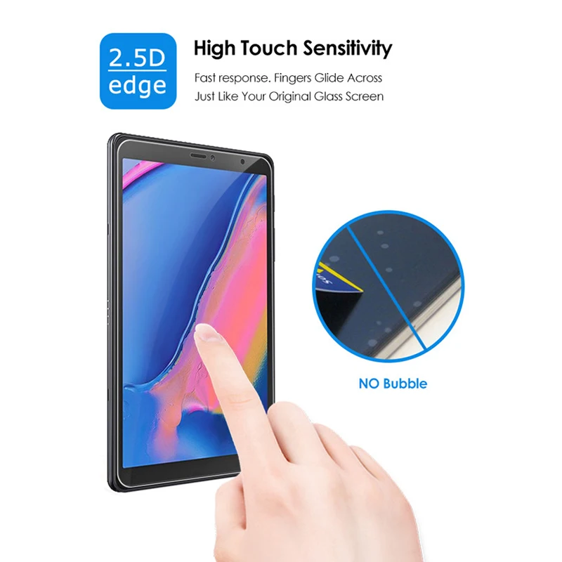 Защитное стекло закаленное 9H для samsung galaxy tab a 8 0 10 1 2019 t510 p205 advanded 2 T583 samsong T 510 583 |