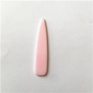 Новое поступление! 54x12mm100шт/лот Акриловые подвески в форме капель для сережек/сережек аксессуары/детали для серег DIY - Цвет: pink