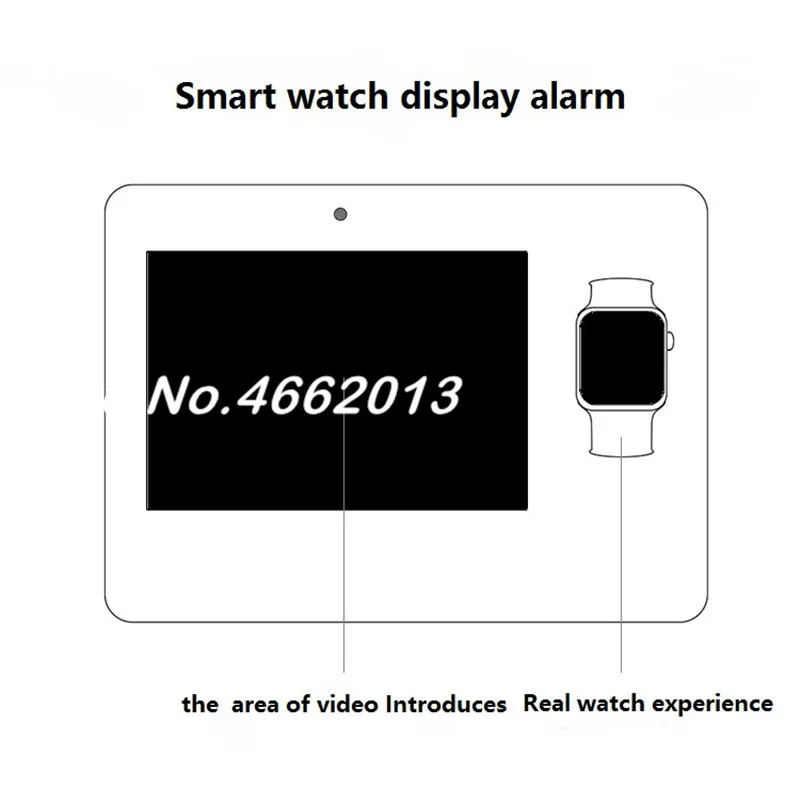 Умные часы с дисплеем безопасности Iwatch Противоугонный держатель система