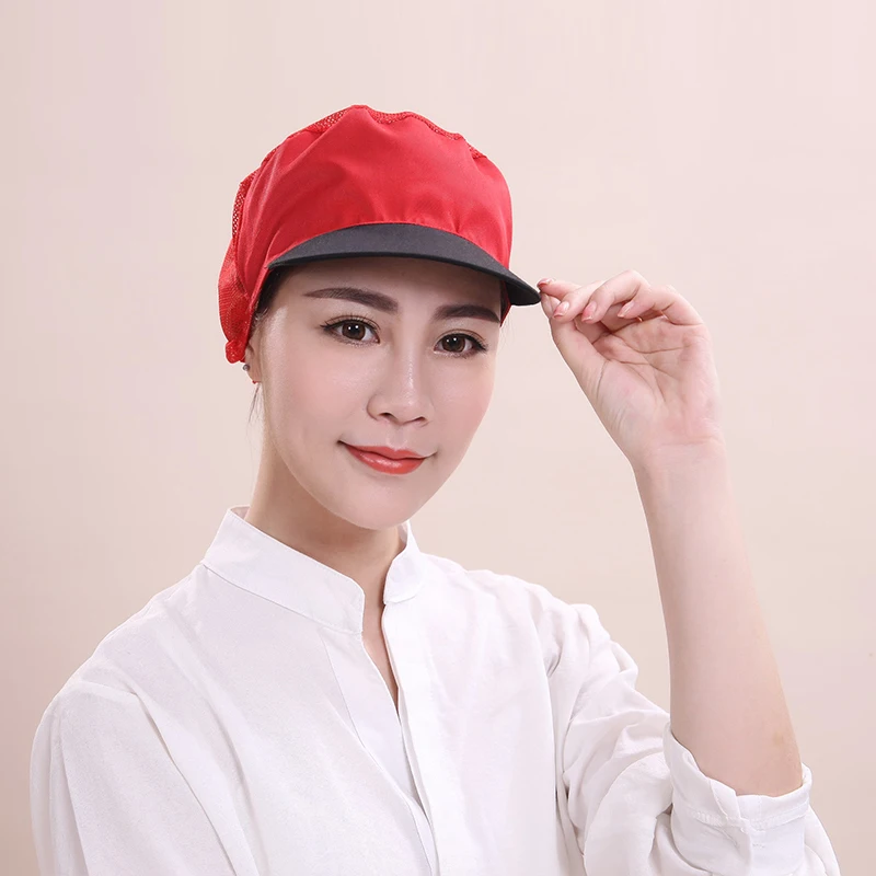 Сетчатая шляпа для кухни мужчин и женщин воздухопроницаемая шапка шеф повара