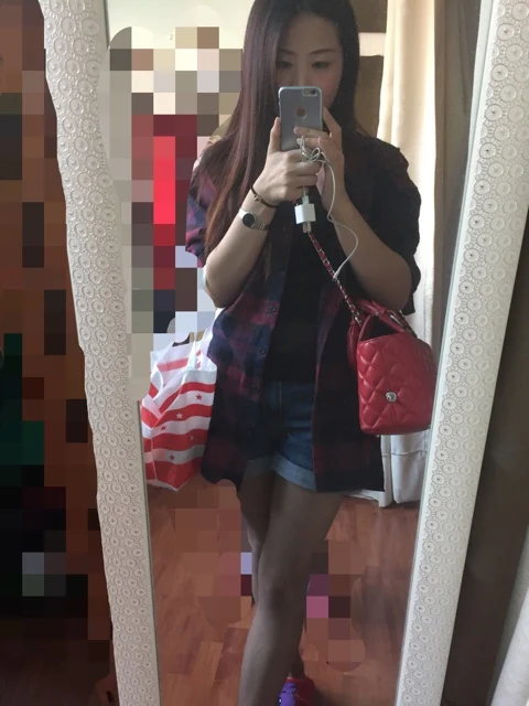 2017 Женщины Моды Плед Блузка Женский Повседневный Отложным Воротником Рубашки